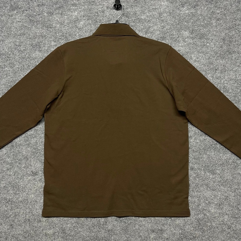 Adidas Spezial x CP Company Polo Shirt Men XL Dust Cargo Brown Retro Long Sleeve - Picture 8 of 15